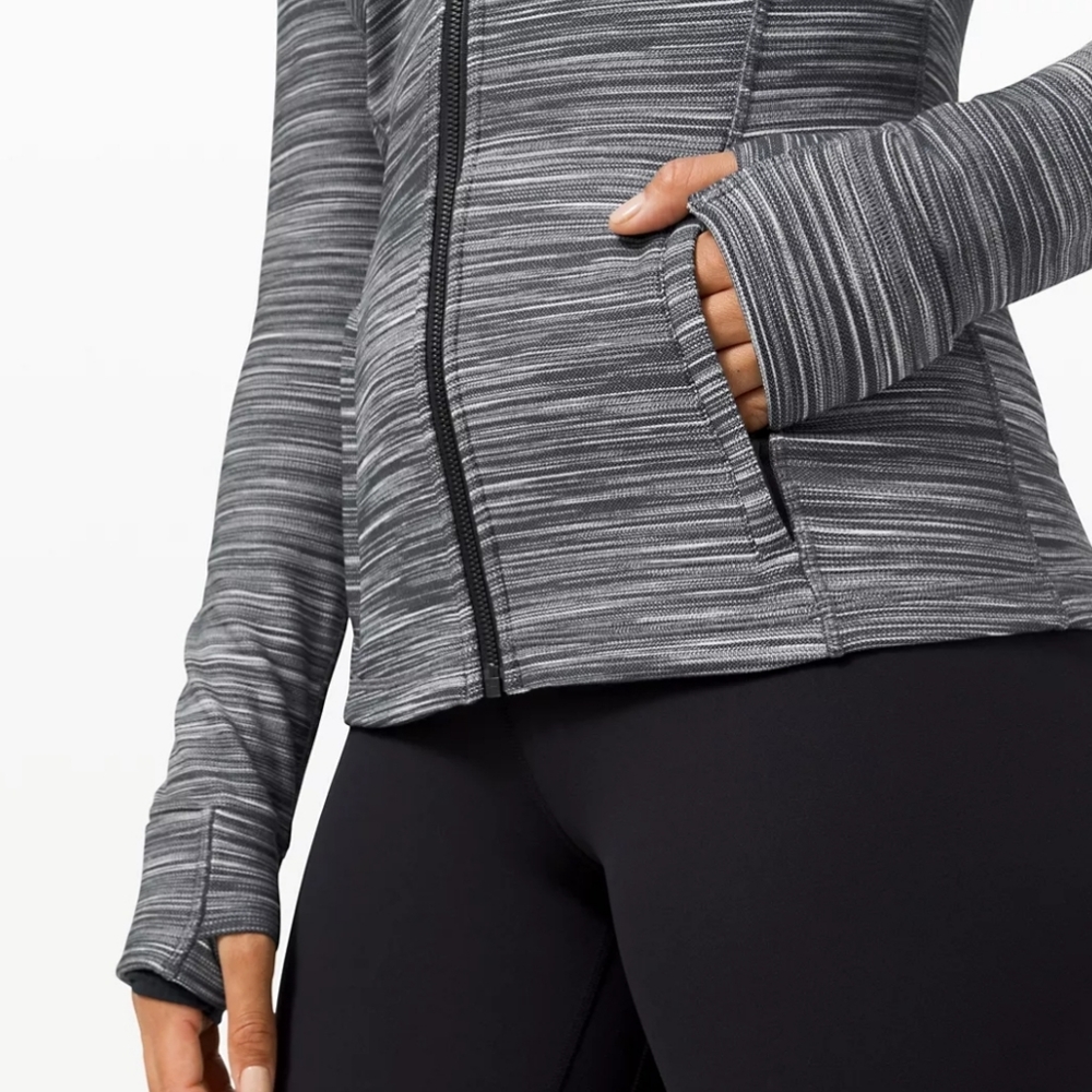 Lululemon Define Hooded Nulu Jacket HBLK/WHT/BLK 4 Nwt - Picture 7 of 13